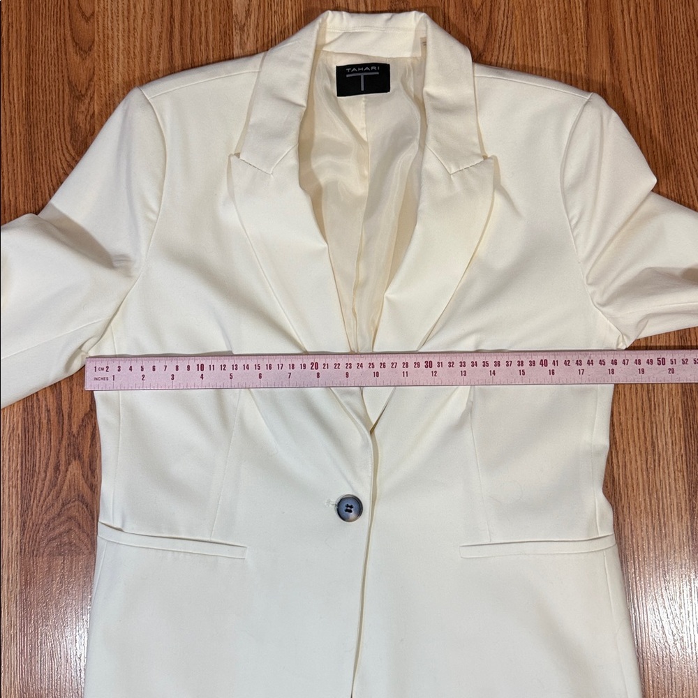 Tahari Cream Women's Suit Jacket - Picture 9 of 10